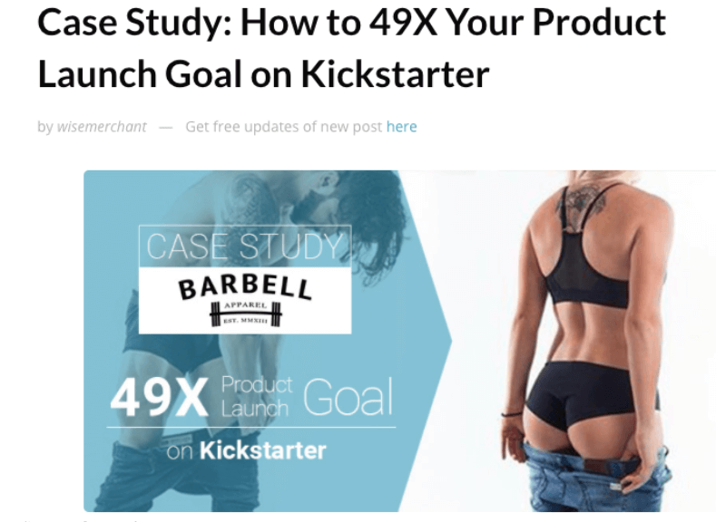 Barbell Apparel sold over 9,000 jeans through personal outreach to media sites.